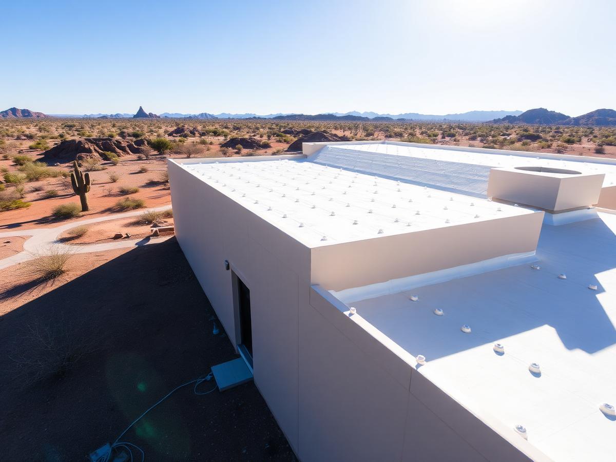 Foam roof example in Apache Junction